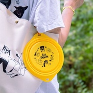 公益聯名 我罩你矽膠寵物摺疊碗