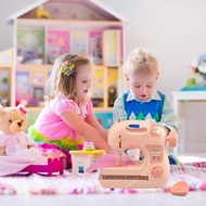 WMH Small Electric Sewing Machine For Kids Crafting Safe Portable Designs