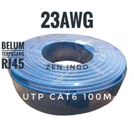 Indoor UTP Cat6e Cat 6e Cat6 INTERLUC 100Meter 100 M Blue Color