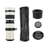 Camera MF Super Telephoto Zoom Lens F/8.3-16 420-800mm T2 Mount with FX-mount Adapter Ring 1/4 Threa