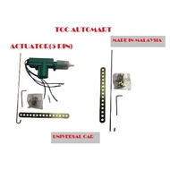 Universal Actuator Gun Power Center Lock 2 Wire / 5 Wire Wira Blm Iswara Kancil Central Door Lock Ac