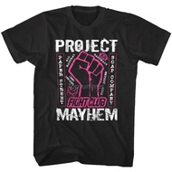Kemeja-T lelaki Fight Club Project Mayhem daripada Paper Street Soap Company, model Tyler Heavyweigh