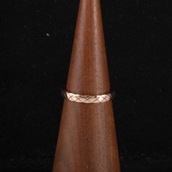 CHANEL(香奈兒) Coco Crush 窄版18K金 菱格戒指 18K玫瑰金 56 玫瑰金