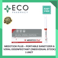 MEDiTiCK Plus – Portable Sanitizer &amp; Viral Disinfectant (Individual Stick) 1 Unit [like Dr. Clo]