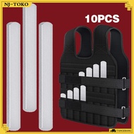 10PCS Iron Weighted Vest Steel Plate Weighted Vest Weighted Vest Plate/ for Legs, Arms, and Vests
