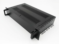 CHEVAL PF19"AL 2U-D1 กล่องอลูมิเนียม พร้อมช่องระบายความร้อน และรางอลูมิเนียมยึดแผ่นวงจร Rack Mount ห