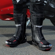 รองเท้าบูทยาวรองเท้ารถแข่ง Sepatu Berkendara แข่งรถออฟโรดสำหรับทั้งหญิงและชายรองเเท้าบูทจักรยานยนต์ร
