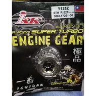 IKK RACING GEAR BOX GEARBOX Y125Z 125Z Y125ZR 125ZR 22T 6TH 6 - 22 6-22T GEAR 6