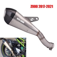 Motorcycle exhaust muffler middle link pipe connect yoshimura R55 exhaust  Slip on for kawasaki Z900