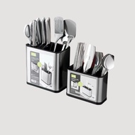 Stainless Steel Cutlery Holder Utensils Organiser Knife Rack Dish Drainer Spoon Forks Holder