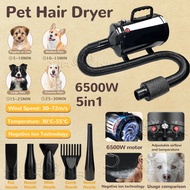 6500W Pet Cat Dryer High Speed multifunctional  Pet Hair Dryer  Fast drying powerful hair dryer for 