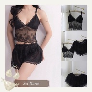 Hotgirl lingerie MARIE mesh lace pajama set - Unique design from high-end HotGirl lingerie brand. Se