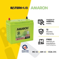 [Installation Provided] 46B24L Amaron Go | Car Battery Waja Vios Civic HRV NS60L NS60 BateriHub
