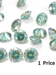 1克拉莫桑比克海藍寶石與鑽石相似亮度求婚/訂婚/婚禮理想選擇DIY珠寶製作可鑲嵌在項鍊/戒指/耳環中顏色從淺到深不等