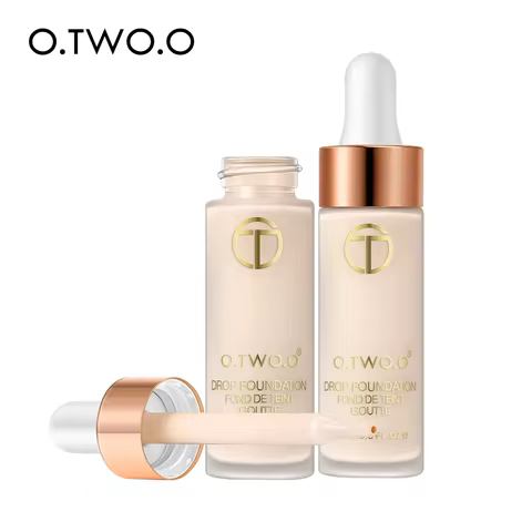 O.TWO.O Lightweight Liquid Foundation Moist Oil Free BB Cream Smooth Long Lasting Waterproof Cosmeti