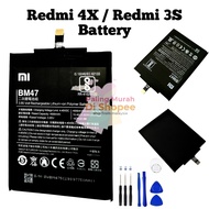 REDMI 4X REDMI 3S BM47 4000MAH Battery Bateri Replacement - FREE TOOLS