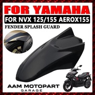 MUDGUARD NVX155 V1 V2 CARBON / FORGED CARBON MUDGUARD FRONT FENDER NVX155 V1 / V2 CARBON FORGED CARB