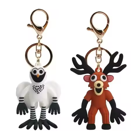 Robloxs 99 Nights in the Forest Creative Cartoon Game Keychain 8cm Accessory Decorative Supplies Uni