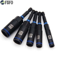 【FSFO】80mm Hex Nut Driver Drill Bit Adapter Socket Wrench Extension Sleeve 6-14mm [Ready Stock]