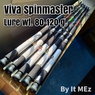 ⛱️🎣 ของแท้ ราคาถูก  คันเบ็ดตกปลา คันหน้าดิน ความยาว 12 ฟุต Viva Spinmaster Lure wt. 80-120 g สีสวย ใช้งานดี Spinning