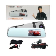 🌹Car Camera CA29🌹กล้องติดรถยนต์ กล้องกระจก หน้า/หลัง E Car E Cam (Dual Lens) Full HD 1080P