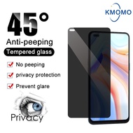Privacy Tempered Glass OPPO Reno 11F 5G 8 Pro 7 7z 6 5 5z 4 4G 3 2z 2F 6.4 Matte Clear HD Anti-Spy Screen Protector