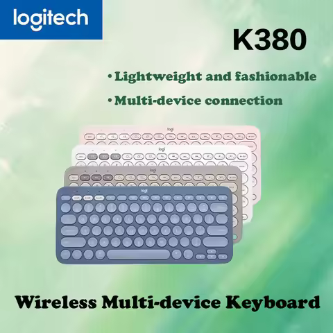 Logitech K380 Bluetooth Office Wireless Keyboard Portable Ultra-thin Keyboard Laptop Keyboard Univer