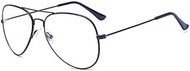AUGEN Unisex Aviator Full Spectacles With Blue Cut Lenses & Anti-Glare Coating Which Protects Eyes F
