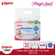 PIGEON 26170 Baby Wipes Pure Water (82's x 3 IN 1)