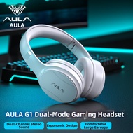 AULA | Dual-mode Bluetooth Wireless Gaming Headphones with Microphone and Noise Cancellation