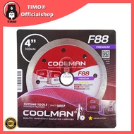 Coolman F88 Continuous Rim Blade 4" 88 Series Cutting Disc
