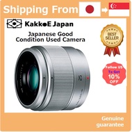 Pre-loved Panasonic Single Focus Lens Micro Four Thirds Lumics G 25mm/ F1.7 ASPH. Silver H-H025-S [日