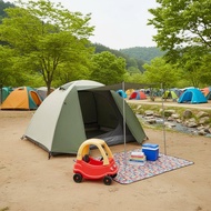 Rain Protection 2 Person Camping Tent Wind Resistance 2 Person Tent Portable for Hiking