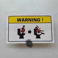 No Squat Stickers - Toilet Seat Stickers