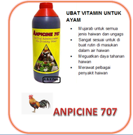 ANPICINE 707 (Ubat Binatang/ Ubat Ayam) 1000ml