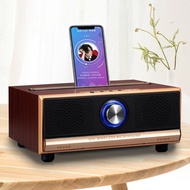 Microphone Wooden Bluetooth Mobile Phone k Song KTV Home Speaker Wireless Audio Subwoofer Music TV M