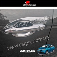 Hc Cargo Perodua Bezza Door Handle Inner Bowl Cover Chrome