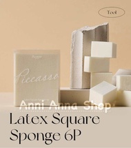[FreeshipMAX] Mút Tán Kem Nền Piccasso Latex Square Sponge 6P