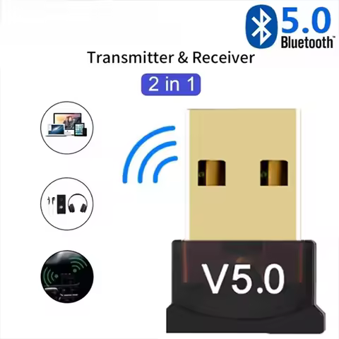 Mini USB Bluetooth 5.0 Adapter Transmitter Bluetooth Receiver Audio Bluetooth Dongle Wireless USB Ad