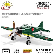 COBI Mitsubishi A6M2 Zero – WW2 Japanese Fighter Plane (1/48 Scale) – LEGO Compatible Bricks – Made 