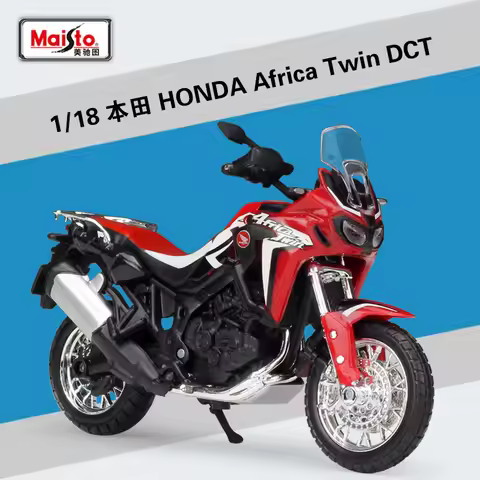 Maisto 1:18 Honda Africa Twin Dct Simulated Alloy Motorcycle Model
