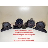 Full Rubber Racing Engine Mounting set Proton Wira,Satria,Putra  (4G91,4G92,4G93,4G13,4G15)