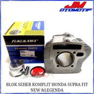 Blok Seher Komplit Pakat Piston Kit Honda Supra Fit New Original FUKUKAWA Plus Paking Top Set