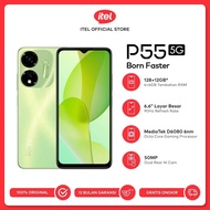 ITEL P55 5G RAM 6+6/128GB GARANSI RESMI