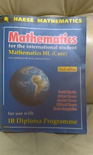 IB Haese Mathematics HL( Core) 3rd edition