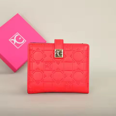 PG wallet Fashion Classic Retro Women's Universal Wallet Letter Printed Portable Card Bag Zero Walle