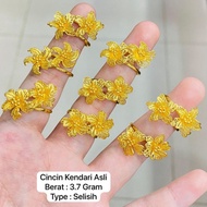 Cincin anak dan dewasa emas asli kadar 875 model bunga kendari anak dan dewasa emas asli 3.5 g gr gr