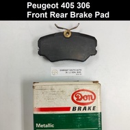 Peugeot 405 Brake Pad Front Rear GAF447 GAF451 Don Brake Original Peugeot 405 GTI Peugeot 306