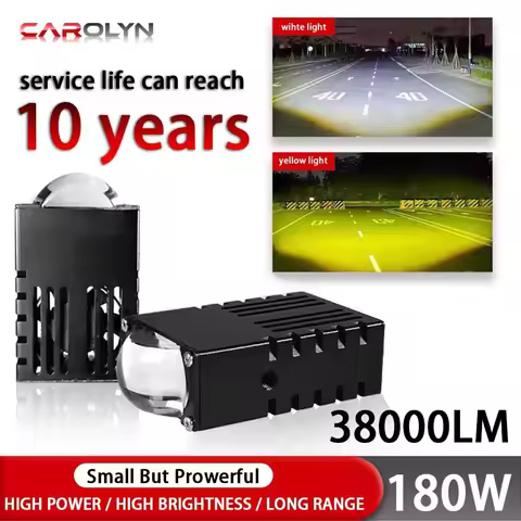 Led Headlight Bumper Fog Lamps Projector Lens Mini Driving Light Auxiliary LightsFor Car Motorcycle 