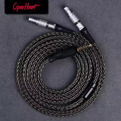 OPENHEART 16 Core Headphone Cable For Focal Utopia 4.4mm 2.5mm 6.35mm XLR Cable 2m 3m Upgrade Balanc